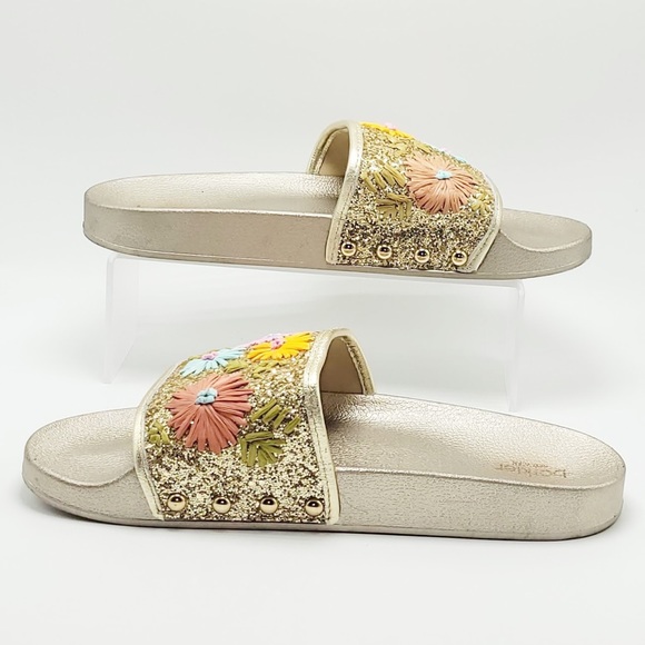 Botkier Flower Embellished Slides - Picture 3 of 8